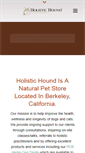 Mobile Screenshot of holistichound.com