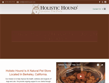 Tablet Screenshot of holistichound.com